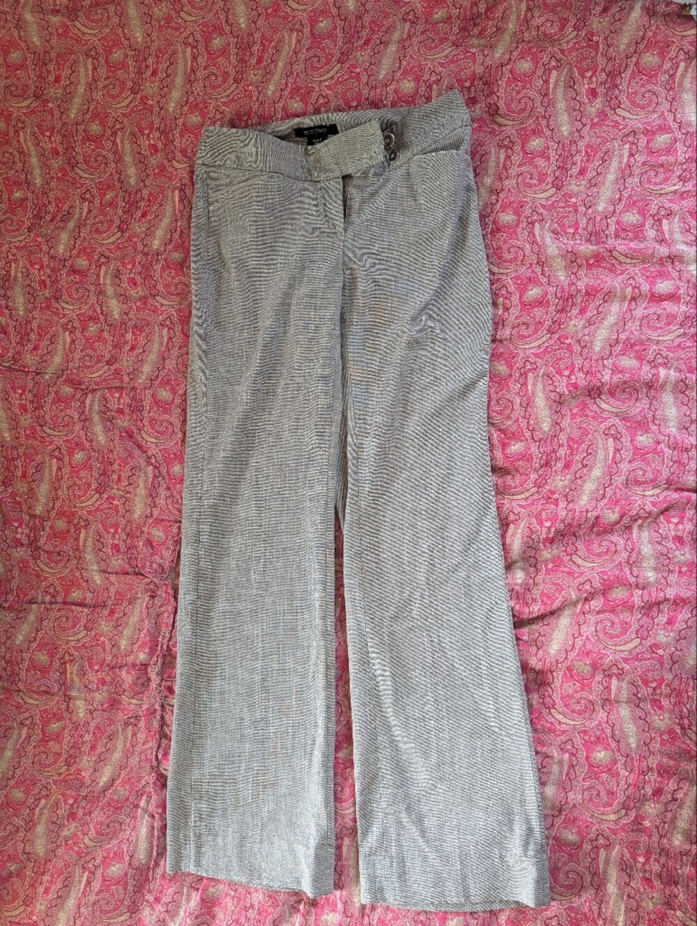 White House Black Market Legacy OR Work Trouser Pants In Gray, Medium Size